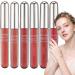 Gloss L vres | Brillant Longue Tenue en 12 Couleurs - Rouge L vres Liquide Pour Shopping R paration Femmes Fille Voyage D placement Professionnel Sc ne Rendez-vous et Tube d'argent - Buy Online on GoSupps.com