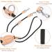Adjustable 2m Dog Leash - 11mm Thick Nylon Braided Multifunctional Training Lines for Small/Medium/Large Dogs - Black - Buy Online on GoSupps.com