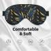 Leaves in The Dark Unisex Adjustable Blackout Eye Mask for Sleep Travel & Yoga - Perfect for Home & Office Naps - Buy Online on GoSupps.com