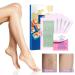 Buy Empty Wax Strips - 24 Pcs Body Hair Remover | Fast Skin-Friendly Universal Wax Strips with Plant Extracts for Legs & Bikini HMLTD - Buy Online on GoSupps.com