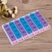 28 Compartment Weekly Pillbox - 7 Day Medicine Organizer with Push Button - Ideal for Vitamins Fish Oil & Supplements - International Shipping Available - Buy Online on GoSupps.com