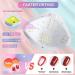 168W UV LED Nail Lamp | Quick-Drying Nail Dryer with 4 Timers | Automatic Sensor UV Light for Nails | Ideal for UV Resin & Gel Polish - Buy Online on GoSupps.com