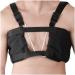 Armor Adult Unisex Chest Support Brace with 2 Wire Frame Grips to Stabilize the Thorax after Open Heart Surgery Thoracic Procedure or Fractures of the Sternum or Rib Cage Black Color Size Small for Men and Women