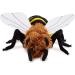 Zappi Co Plush Honey Bee Stuffed Toy - 30cm - Safari Animals Collection for Kids - Buy Online on GoSupps.com