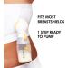 Medela Hands Free Pumping Bustier Easy Expressing Pumping Bra with Adaptive Stretch White S - Buy Online on GoSupps.com