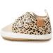 MK Matt Keely Baby Girl First Walking Shoes | Anti-Slip Soft PU Leather Sneakers | Infant Toddler 12-18 Months | Leopard Print - Buy Online on GoSupps.com