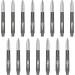 CyeeLife 15Packs Transparent Aluminum-Plastic Dart Shafts (5 Sets) - 35mm/48mm L - Black - Buy Online on GoSupps.com