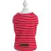 Cute Striped Pet Sweater for Small Dogs | Heroic Dog Clothes in Pink Red Blue & Gray - 2XL (1.2-9.0 kg) - Buy Online on GoSupps.com
