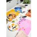Kids' Meal Blessing Placemat - Heart Silicone, Non-Slip Design (Mustard) - Buy Online on GoSupps.com