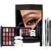 Eyeshadow Eye Liner Eye Makeup Set Eyeshadow Eye Liner Mascara Portable Eye Enhancing Kit Long Lasting Waterproof/Set Eye Enhancing Kit Eyeshadow Eye Liner & Mascara for Women Eye Makeup - Buy Online on GoSupps.com