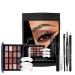 Generisch Eye Makeup Kit Eyeliner Eye Makeup Kit | Eye Makeup Kit | Eye Makeup Kit | Eyeliner and Mascara | Durable Waterproof Eyeshadow Palette for Women