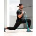 Roadbox Men's 3/4 One Leg Compression Pants - 2 Pack, Black/Gary, Large - Buy Online on GoSupps.com