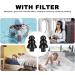 Black Reusable Swimming Ear Plugs | Waterproof Noise Reduction Earplugs with Filter | Prevent Swimmer's Ear - Buy Online on GoSupps.com