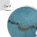 Boho Moon Head Chain Charm Vintage Hair Jewelry | Festival Forehead Hair Chain Accessories for Women - Silver Gypsy Headpiece - Buy Online on GoSupps.com
