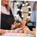 FRCOLOR 4 Sets Nail Practice Holder Nail Art Manicure Practice Nail Stands Diy Display Stands for False Nail Tip Nail Decoration Creative Nail Display Plastic Fixture Cosmetic - Buy Online on GoSupps.com
