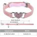 Shop Cobee Bling Heart Cat Neck Band with Bell - Adjustable Rhinestone Collar for Small Cats & Dogs - Pink - Buy Online on GoSupps.com