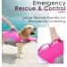 ThinkPet Adjustable Dog Life Jacket - Reflective Pink Lifesaver with Buoyancy for Safe Water Adventures | Size L - Buy Online on GoSupps.com