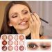 Matte Glitter Eyeshadow Palette Newest Matte Makeup Eyeshadow Palle | 12 Colors Eye Make-up Palette Natural Colors Make Up Eye Shadows #02 - Buy Online on GoSupps.com