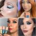 Oulac Liquid Glitter Eyeshadow - Metallic Blue Eyeshadow Sparkly Blue Eyeliner Liquid Shimmer Eyeshadow & Eyeliner Blendable Eye Make-up Crease Resistant Vegan 5.4g Ocean Treasure (10) - Buy Online on GoSupps.com