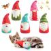 Christmas Catnip Toys Interactive Cats: BIUBIUCAT 5PCS Cat Nip Toy/ Kitten Chew Plush Gift/ Best Play Kick Stuff/ Kitty Stuffed Teething Pillow/Cute and Soft Dental Gifts for Indoor Kittens