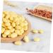 Zerodeko 2pcs Artificial Dried Soybeans Food Play Pvc Nut Yellowx2pcs 0.8x06cmx2pcs - Buy Online on GoSupps.com