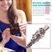 LEORX Rhinestone Hair Clips - Vintage Alligator Clips Barrettes for Women - Champagne - Buy Online on GoSupps.com