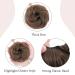 Natural Hair Extensions & Ties | Voluminous Messy Ponytail | Medium Light Brown to Light Chestnut Brown - 45g - Buy Online on GoSupps.com