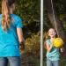 STERLING Sports Compact Tetherball Set - Outdoor Backyard Game with Ball, Rope, Metal Pole, and Air Pump - Buy Online on GoSupps.com