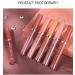 1/6 PC Matte Liquid Lipstick Matte Nude Lipstick Set Velvety Long Lasting Non-Stick Cup Waterproof and Long Lasting Liquid Lipstick Set (01-6PC) - Buy Online on GoSupps.com