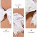 Minkissy Big Bow Hair Barrette Lace Bowknot Hair Clips Ribbon Bow Clips Decorative Hair Accessories for Women Girls Teens (White) - Buy Online on GoSupps.com