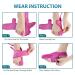 AVIDDA Bunion Corrector Kit - Adjustable Bunion Pain Relief Toe Separators for Men and Women - Hallux Valgus Correction Splint - Day Night Support - Pink - Buy Online on GoSupps.com