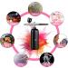 TIQTAK Cordless Airbrush Kit - Portable Makeup & Nail Art Tool for Model Coloring, Cake Decoration, Tattoo & Barber - Black - Buy Online on GoSupps.com