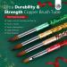 Saviland Christmas Acrylic Nail Brush Set - 4PCS Nail Art Brushes for Acrylic Powder & Liquid Monomer - Glitter Nail Art Tool for Manicure - Women's Gift Set (Size 6/10/12/14) - Buy Online on GoSupps.com