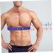 Kichouse Blue Heart Rate Monitor Chest Strap | Breathable Sports Equipment for Accurate Heart Frequency | Durable Nylon & Rubber Band 17.00x3.00x0.10cm - Buy Online on GoSupps.com