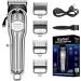 KEMEI 1977 Professional Hair Clippers for Men | Cordless Grooming Kit | USB Rechargeable Wet/Dry Trimmers for Home & Barbers - Silver - Buy Online on GoSupps.com
