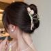 Summer Pink Tulip Bouquet Flower Hair Clip - Strong Hold Non Slip Accessory for Women with Thick or Thin Hair - Large Claw Clip Design - 1 Pc (Pink) - Buy Online on GoSupps.com