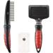 Mikki Kitten Cat Grooming Kit - Slicker Brush, Comb, Flea Comb Set - Buy Online on GoSupps.com