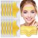 KlsyChry 24K Gold Hydrogel Patches for the Face Gold Forehead Mask Collagen Forehead Anti Wrinkle Patches Helps Smooth and Moisturize the Forehead 10 Pack