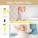 Best BPA-Free Silicone Bite Ring for Babies | Cooling Teething Aid for 3+ Months with Pacifier Chain - Buy Online on GoSupps.com