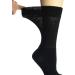 Men's Diabetic Neuropathy Socks - Non-Binding Aloe-Infused for Arthritis, Gout, Diabetics - Large Navy Crew 1 Pair - Buy Online on GoSupps.com