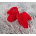 Royal Icon Newborn Baby Booties | 0-3 Months | Red Pom Pom Bootees for Boys and Girls | Soft & Stylish | Ideal for Indoor & Outdoor Use - Buy Online on GoSupps.com