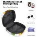 Sunflower Stripe Sanitary Napkin Storage Bag | Menstrual Cup Pouch & Makeup Organizer - Color 6 - Buy Online on GoSupps.com