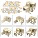 Eyksta Large Wooden Hamster House - Multi-Chamber Hideout & Accessories (22 x 22 x 22) - Ideal Hamster Toy - Buy Online on GoSupps.com
