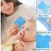 2 Pcs Baby Comb and Hair Brush Set - Toddler and Newborn Cradle Cap Comb in Blue - Buy Online on GoSupps.com