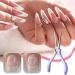 Nail Sticker Tweezers - Nail Shaping Pincher Nipper | Tip Tweezers Nippers for Detailed Shaper Tool Art Tools Lavender - Buy Online on GoSupps.com