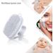VWMYQ Silicone Face Scrubber for Men Facial Cleansing Brush Silicone Face Wash Brush Manual Waterproof Cleansing Skin Care Face Brushes for Cleansing and Exfoliating (White) - Buy Online on GoSupps.com