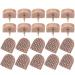 10 pairs of replacement peaks for high heels black TPU-U-shape substitute tips for repairing Hahnkappen Kits U-Type Shoes heel nails 613 beige 19 x 20.5 heel cushion