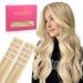 If -of -hearted tape extensions real hair light blonde highlights gold blonde 10pcs tape in extensions real hair 25g 35cm invisible hair extension real hair invisible smooth tape refill pack for girls 35cm 25g 10pcs #16/2 light blonde highlights gold blon