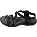 Skechers Women's Reggae Slim-Vacay Sandals 8 - Black/Fuschia | Stylish & Comfortable - Buy Online on GoSupps.com