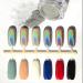 White Pearl Chrome Nail Powder - Holo Glitter for Stunning Nails | Aurora Ice Shimmer Pigment Powder (2pcs) | Gzsyy - Buy Online on GoSupps.com
